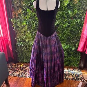 Scott McClintock Black and Purple Dress